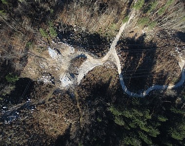 Geodetski načrt novega stanja trase električnega daljnovoda