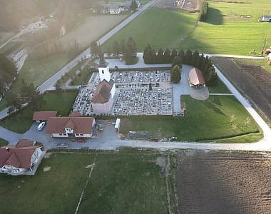 Updating cemetery orthophoto maps in the municipality of Kozje