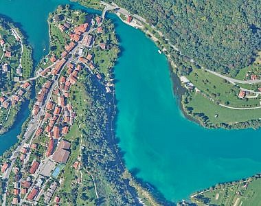 Novi ortofoto načrti za posodobitev rastrskega sloja prostorskega informacijskega sistema občin Tolmin, Kobarid in Bovec