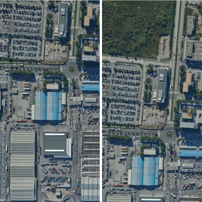 What are the typical causes for anomalies in the overlap of aerial photo stereo pairs?